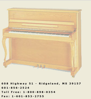 Mississippi's Premier Piano Center